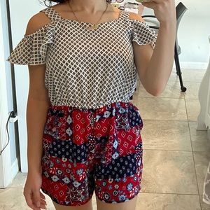 PATTERNED ROMPER
